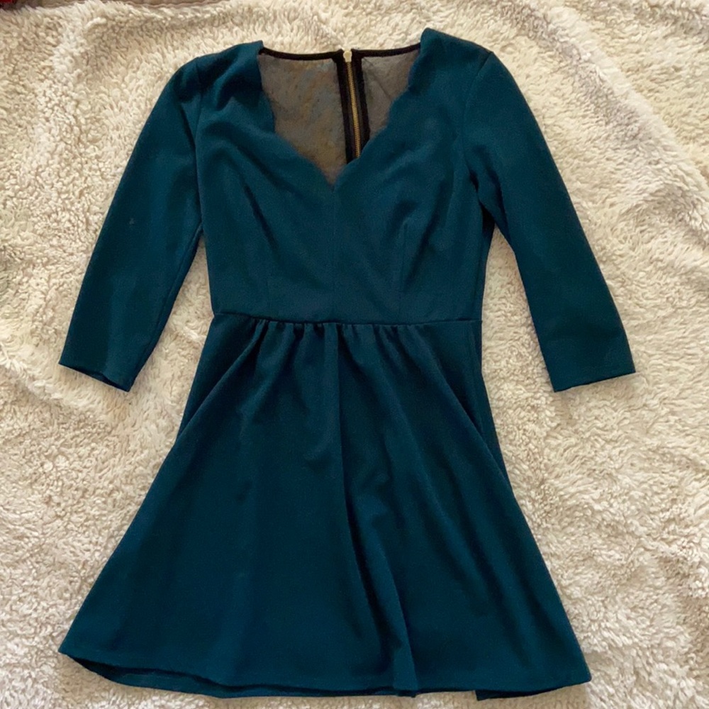 Sleek Green Dress
